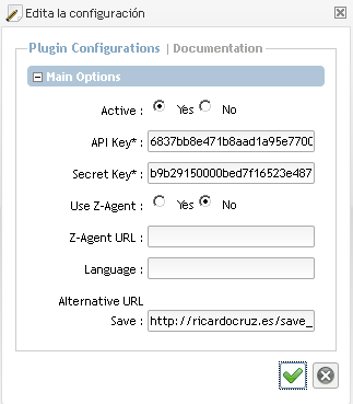 Zoho Plugin Configuration